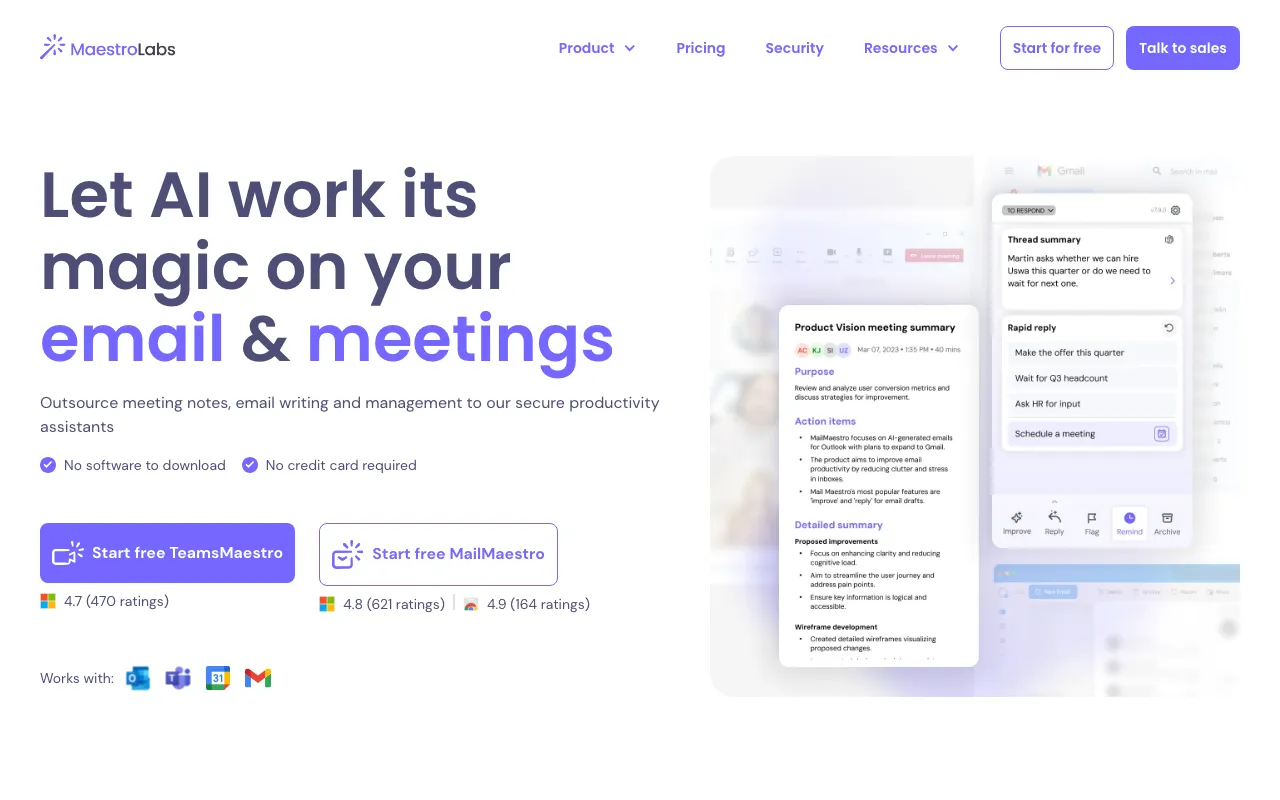 MailMaestro — preview screenshot