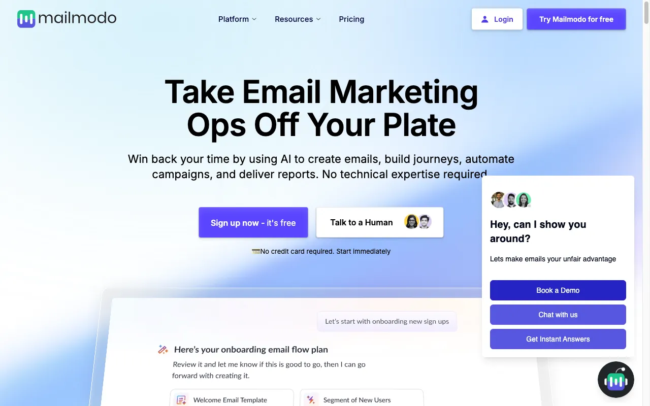 Mailmodo 2.0 (YC S21) — preview screenshot