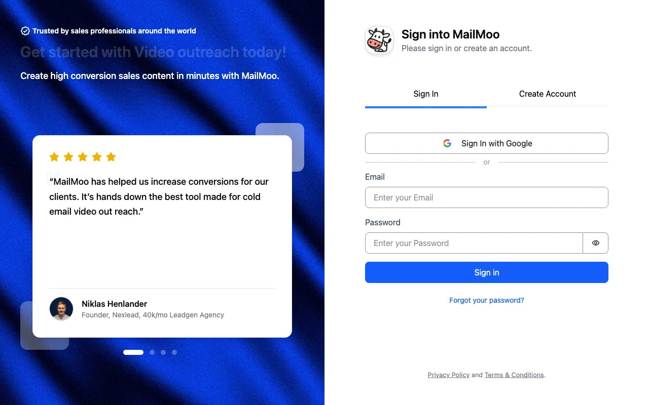 MailMoo — preview screenshot