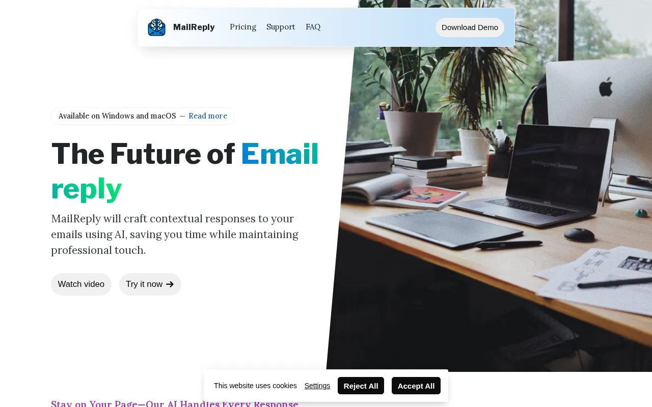 MailReply — preview screenshot