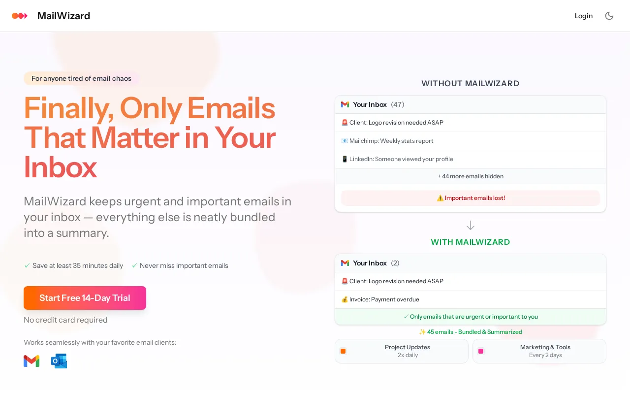 MailWizard — preview screenshot