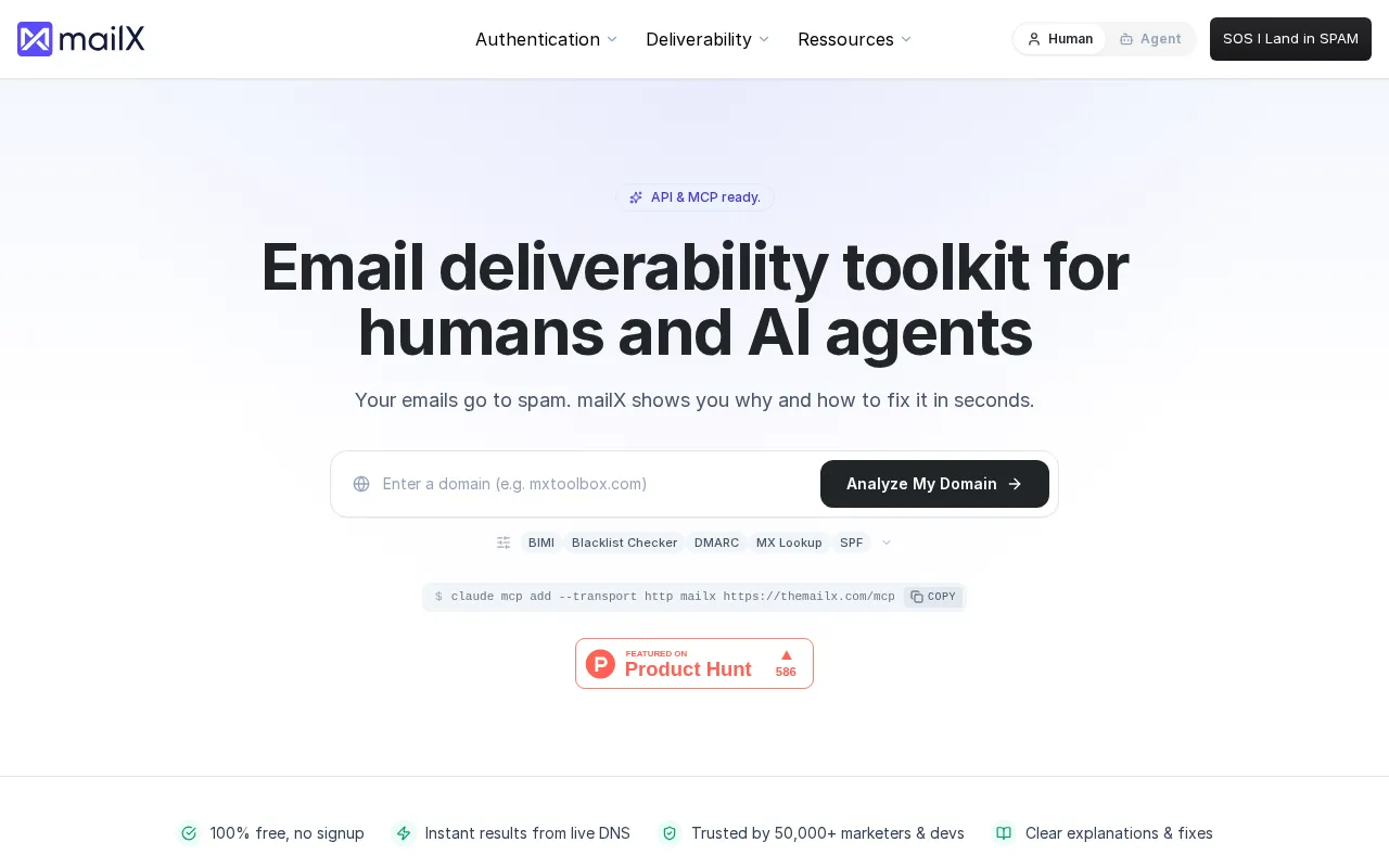mailX by mailwarm — preview screenshot