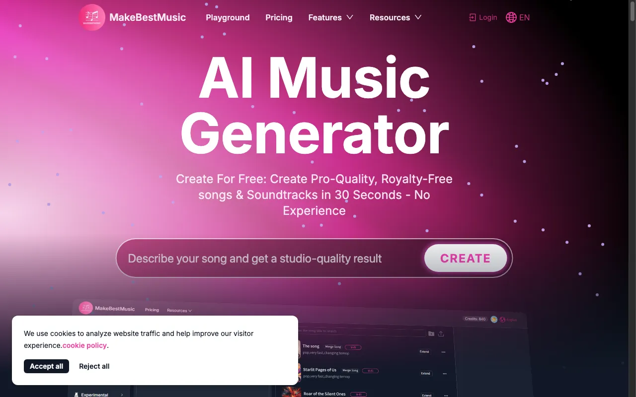Make Best Music — preview screenshot