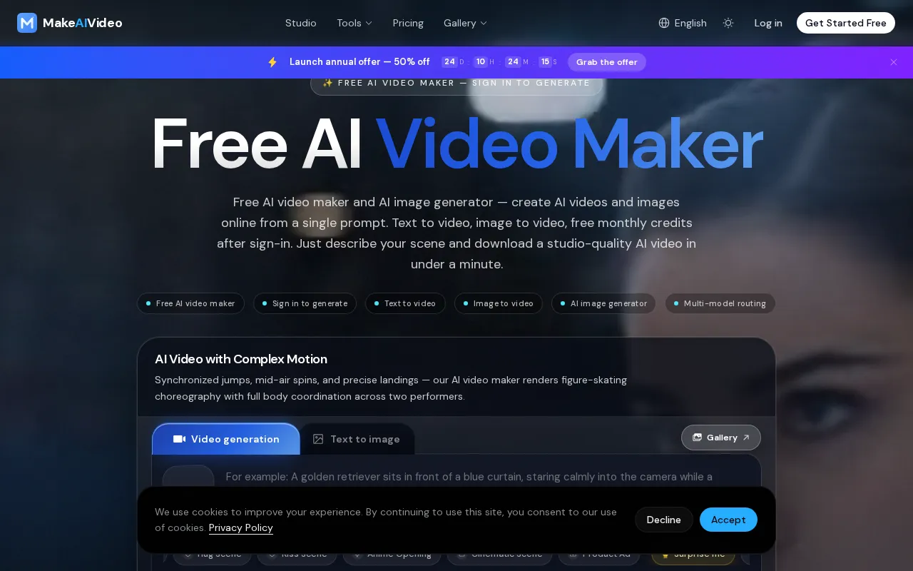 MakeAIVideo — preview screenshot