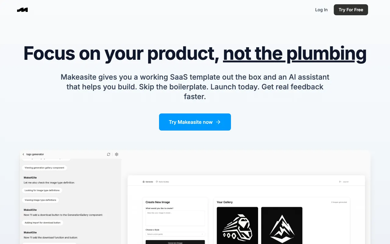 Makeasite — preview screenshot