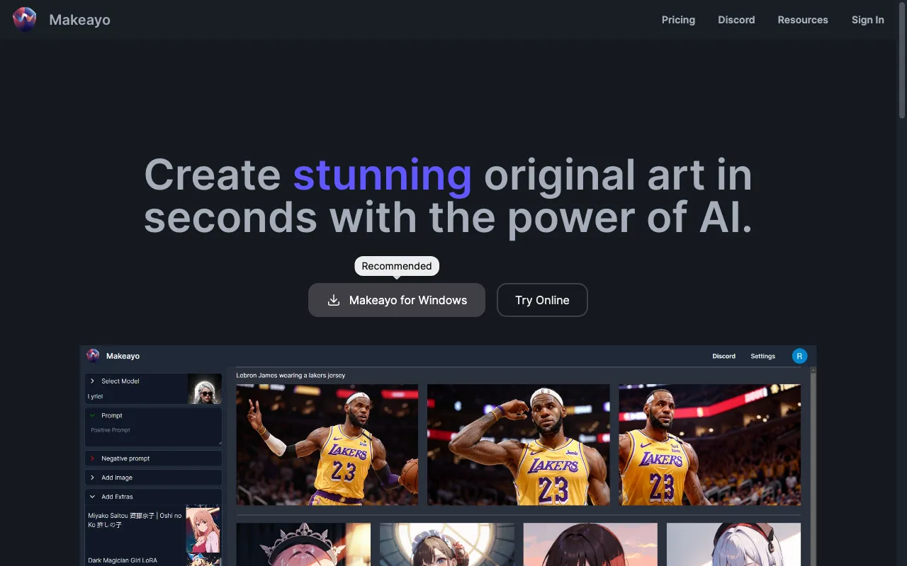 Makeayo — preview screenshot