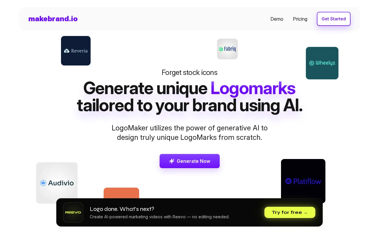 makebrand logomaker — preview screenshot