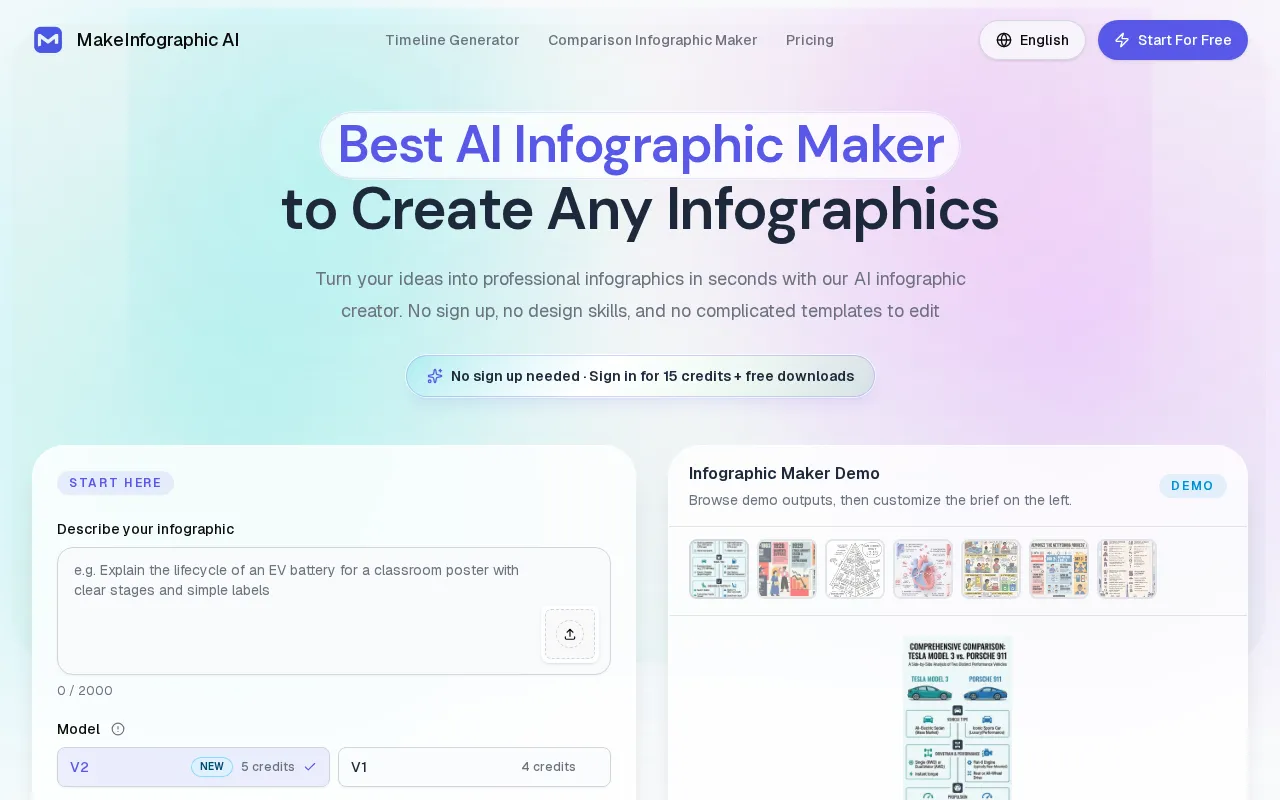 MakeInfographic AI — preview screenshot