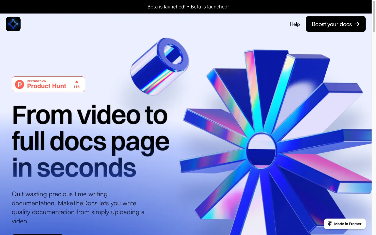 MakeTheDocs — preview screenshot