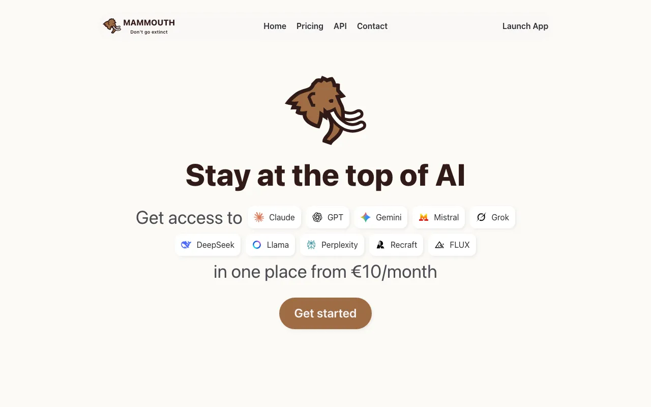 Mammouth — preview screenshot