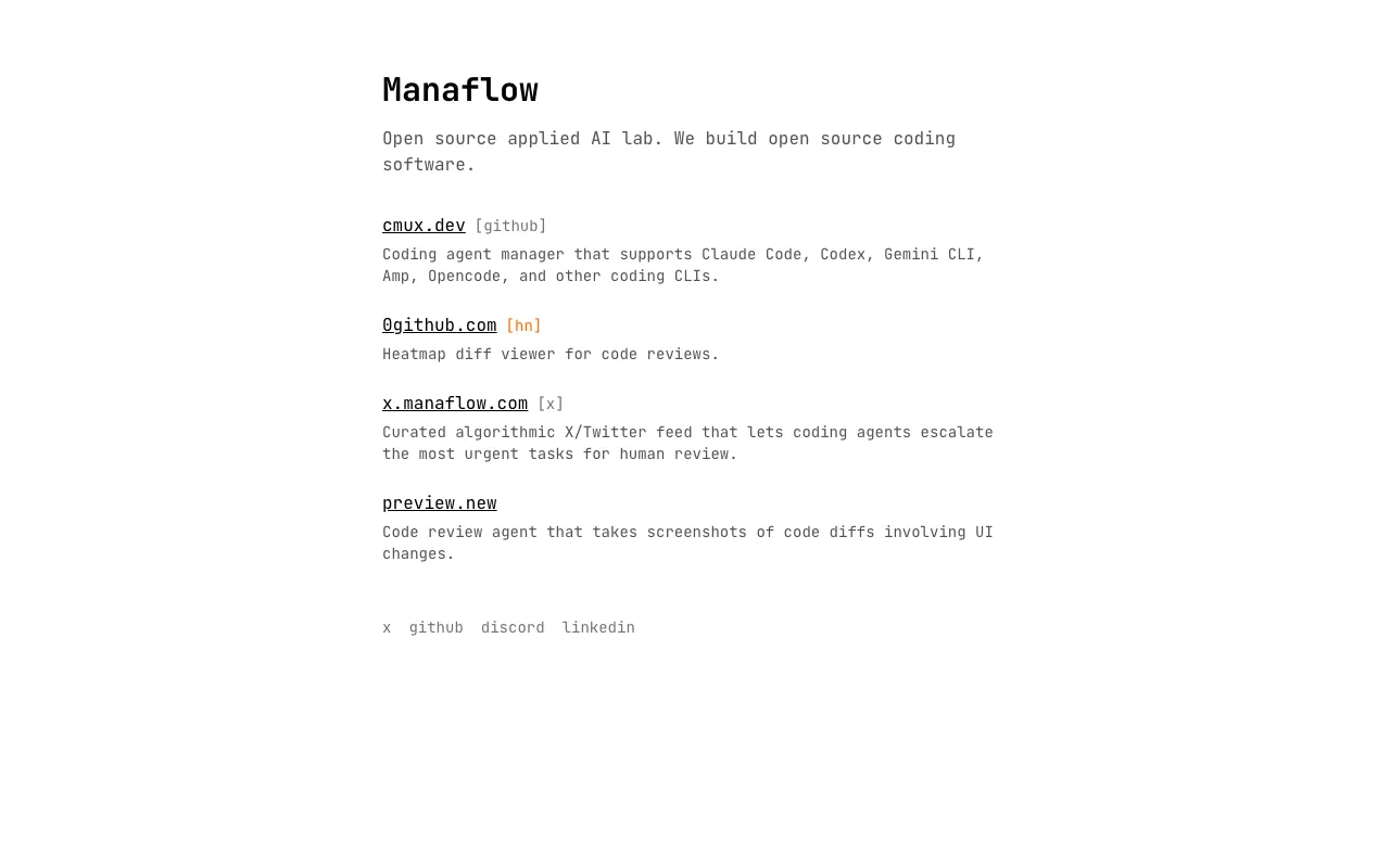 Manaflow — preview screenshot