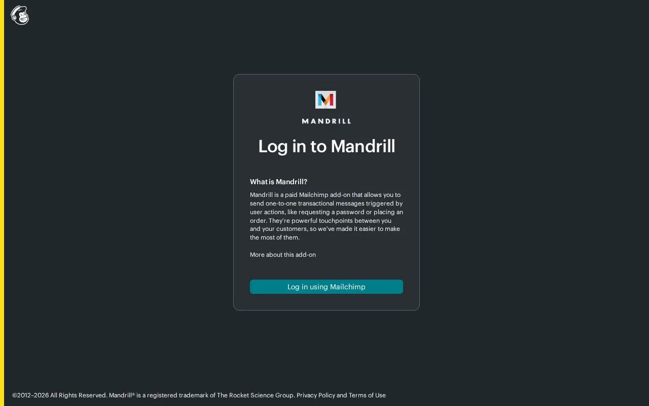 Mandrillapp — preview screenshot