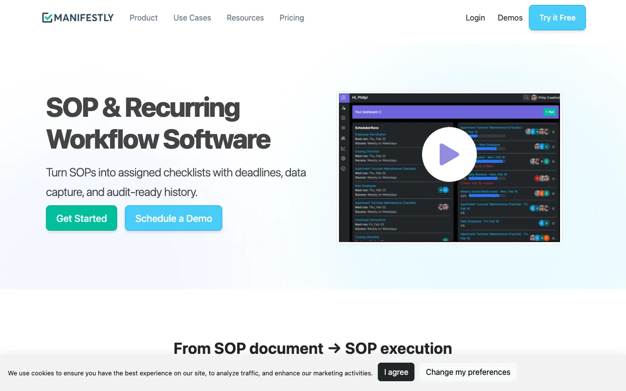 Manifestly 3.0 — preview screenshot