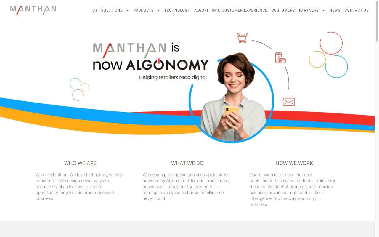 manthan.com — preview screenshot