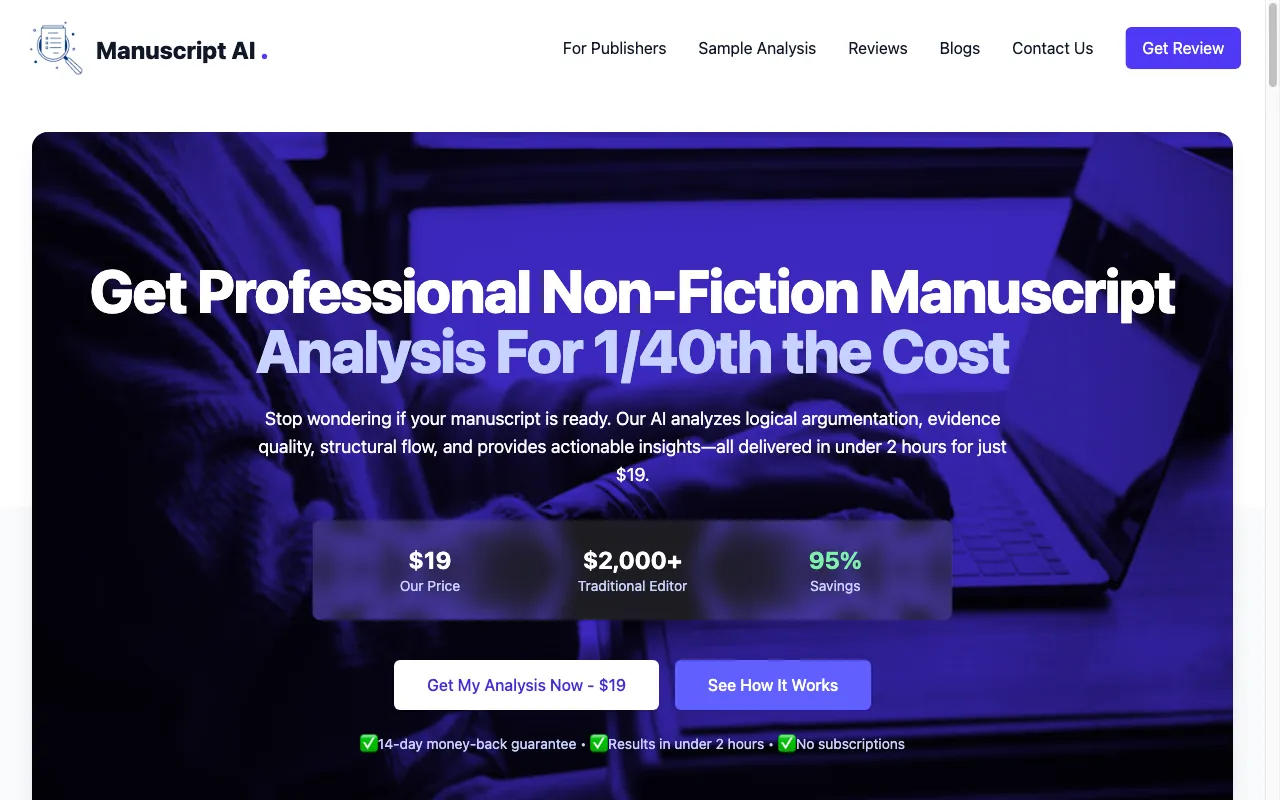 Manuscript AI — preview screenshot