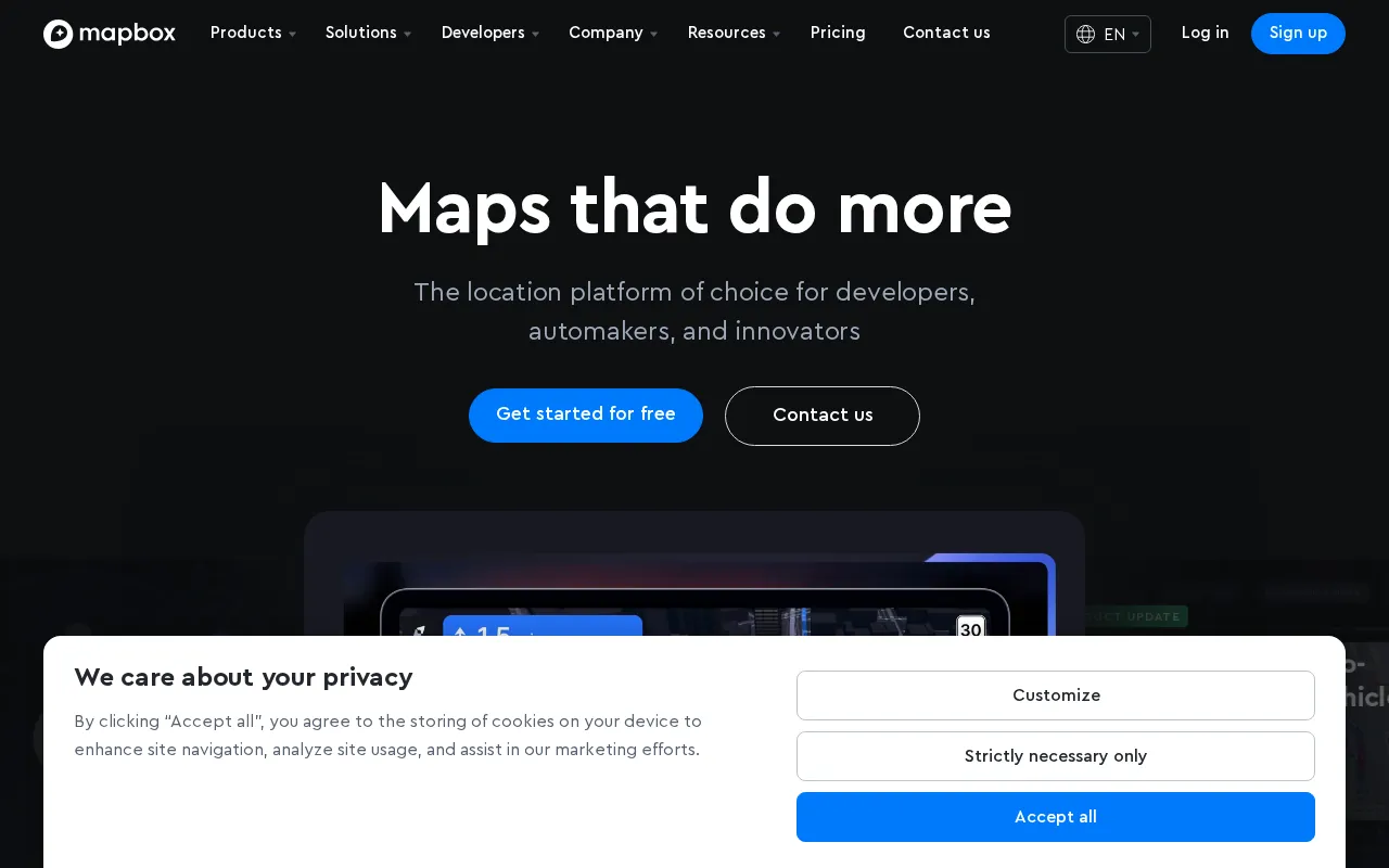 Mapbox — preview screenshot