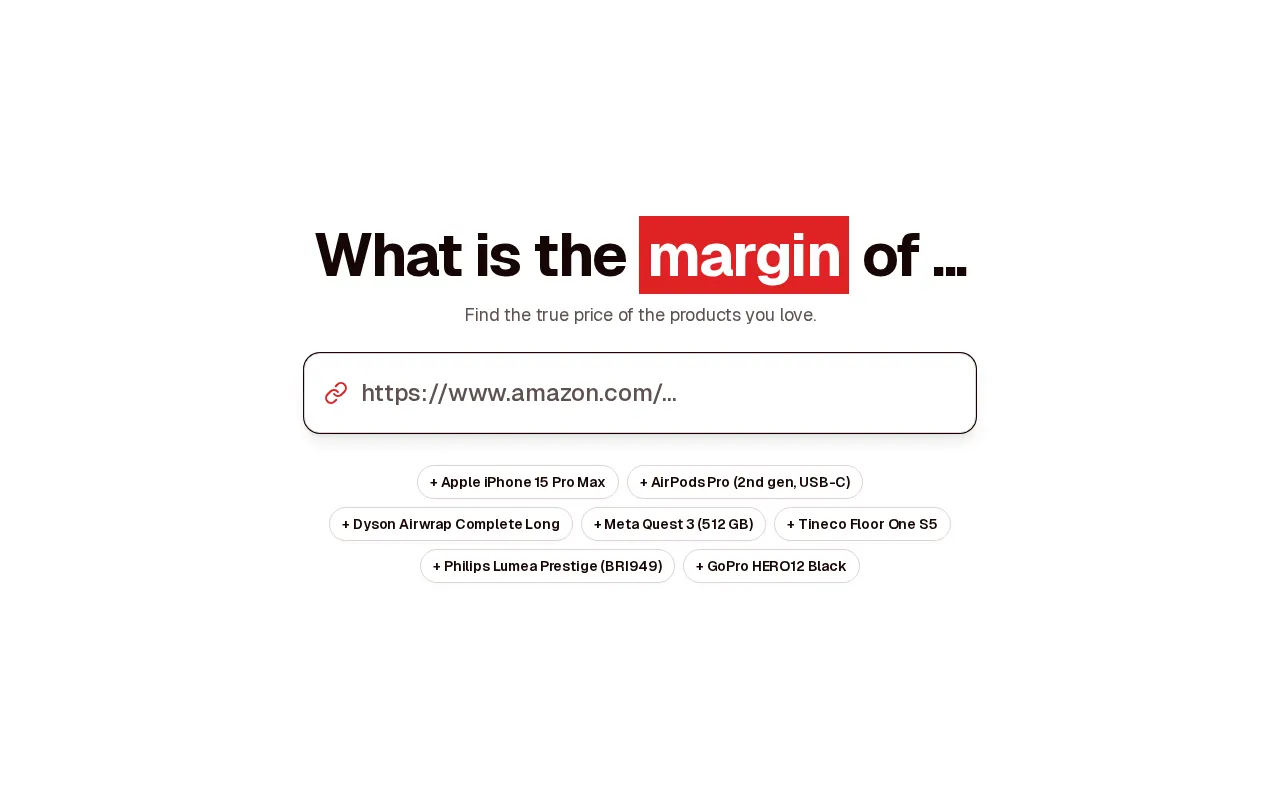 Marginof.com — preview screenshot