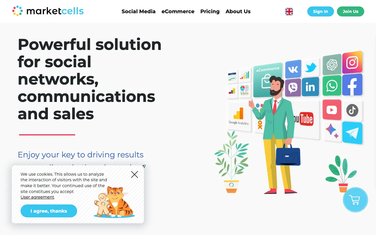 Marketcells — preview screenshot