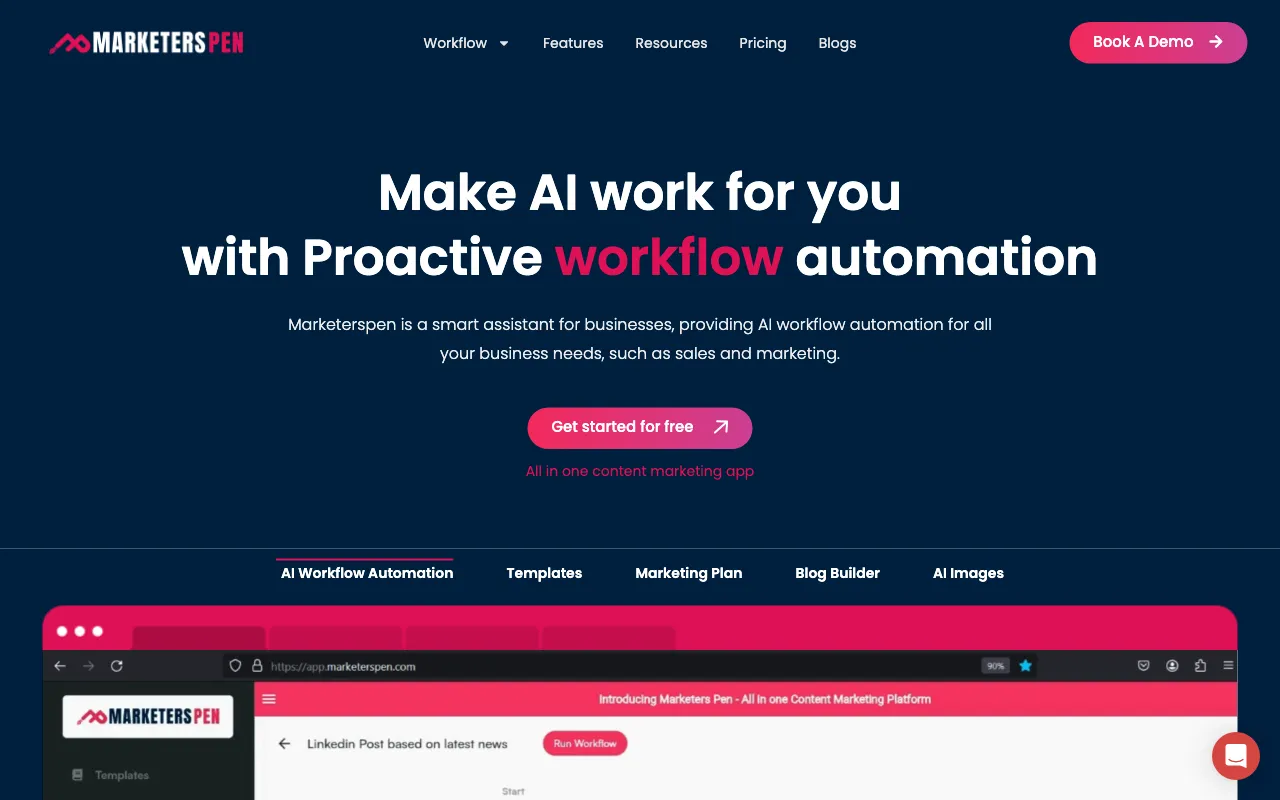 MarketersPen — preview screenshot