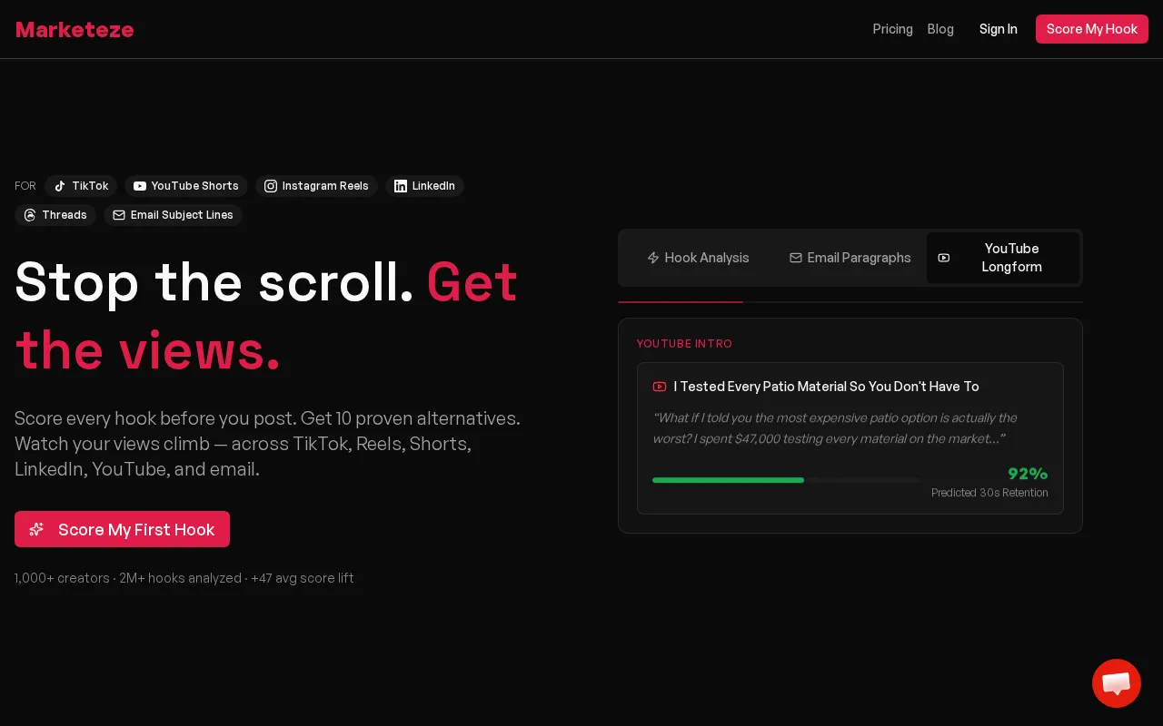 Marketeze — preview screenshot