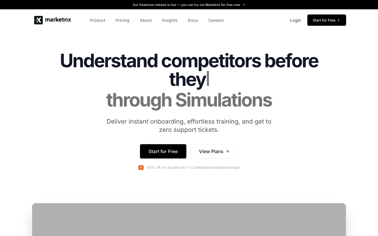 Marketrix.ai — preview screenshot