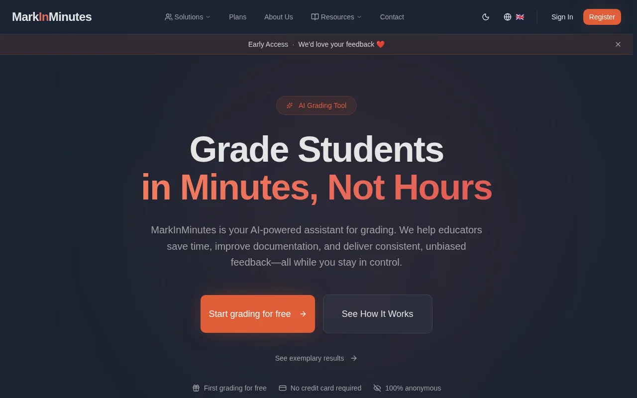 MarkInMinutes — preview screenshot