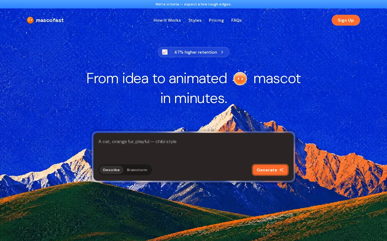 Mascofast — preview screenshot