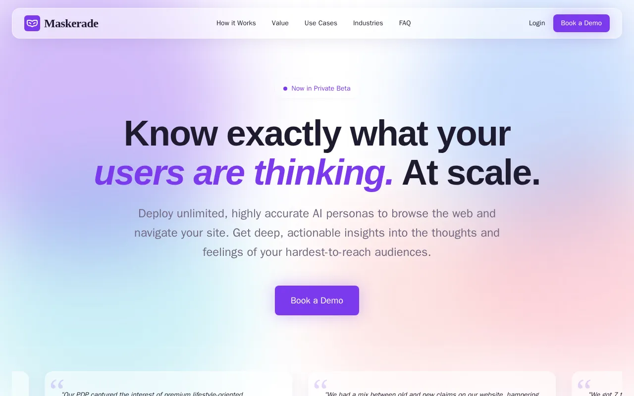 Maskerade — preview screenshot