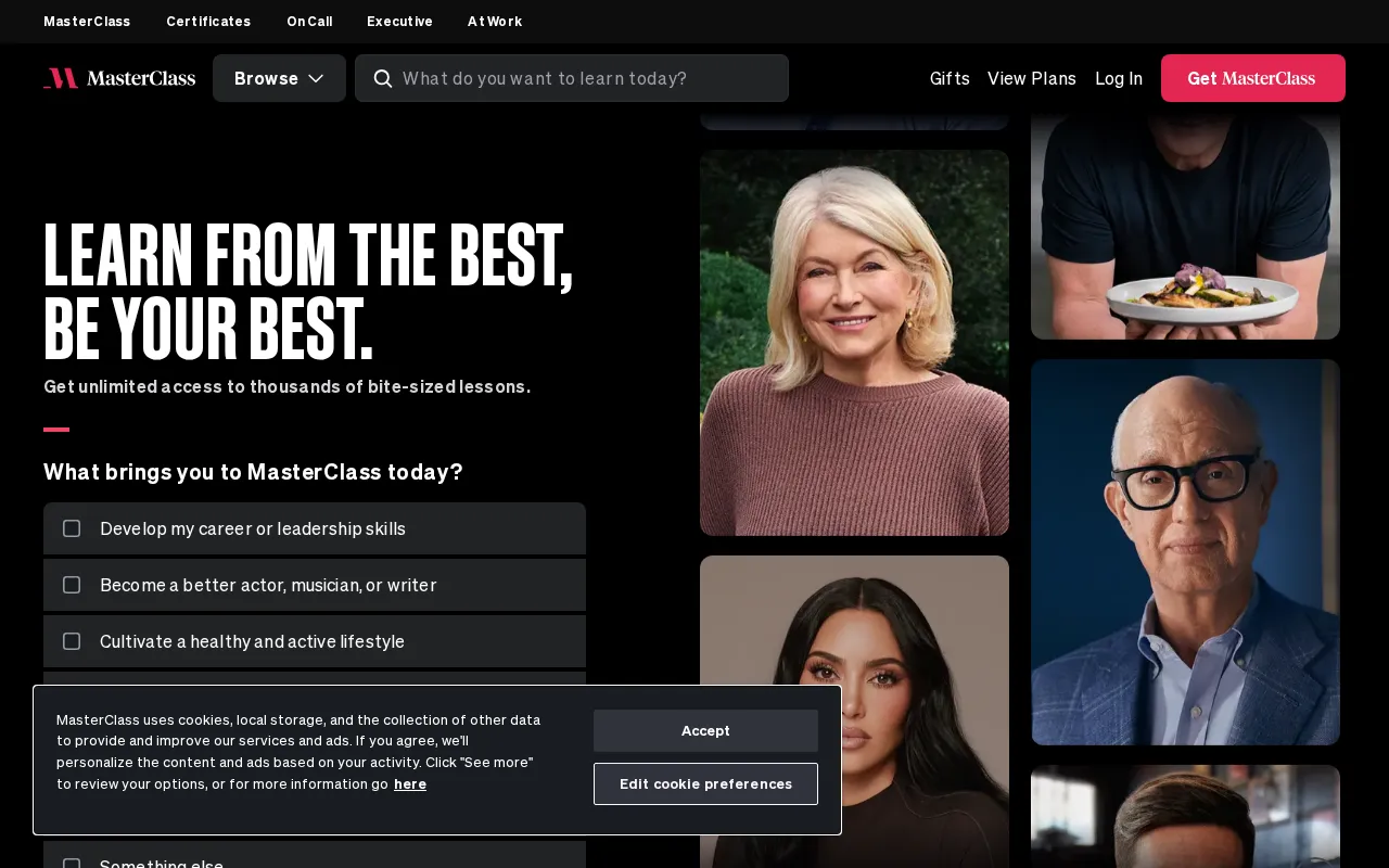 MasterClass — preview screenshot