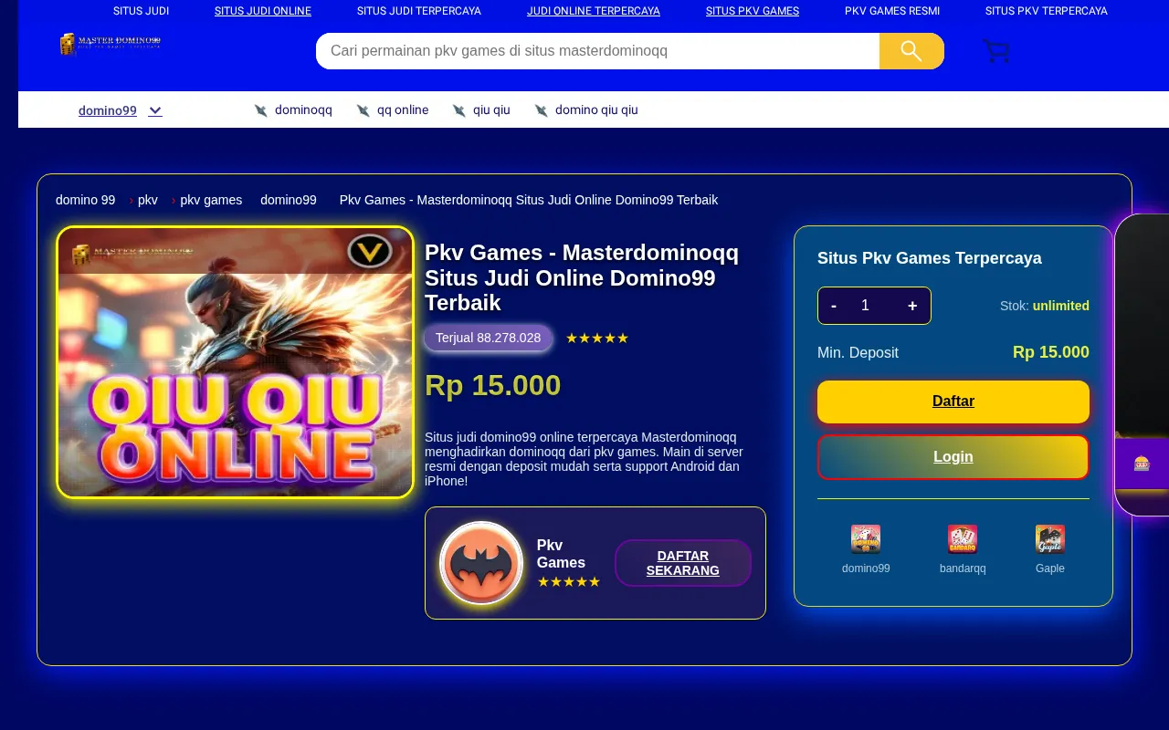 Masterdominoqq — preview screenshot