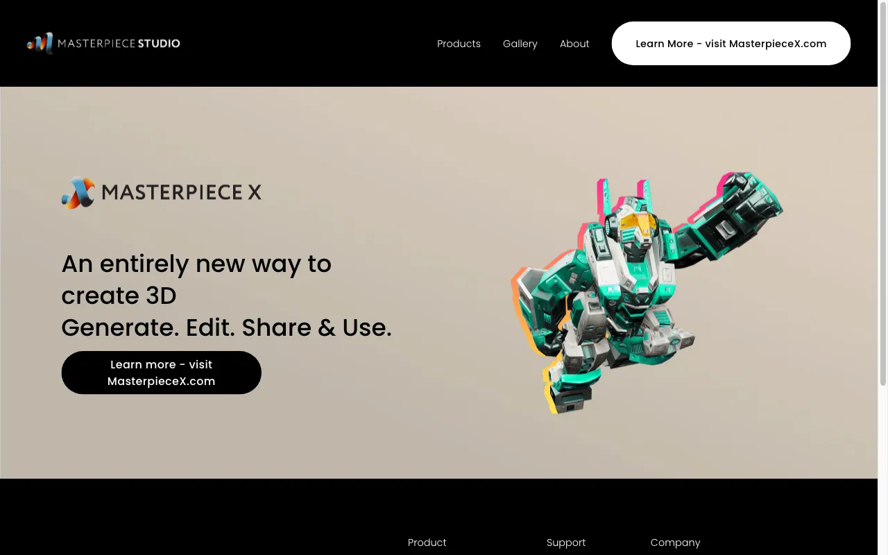 Masterpiece Studio — preview screenshot
