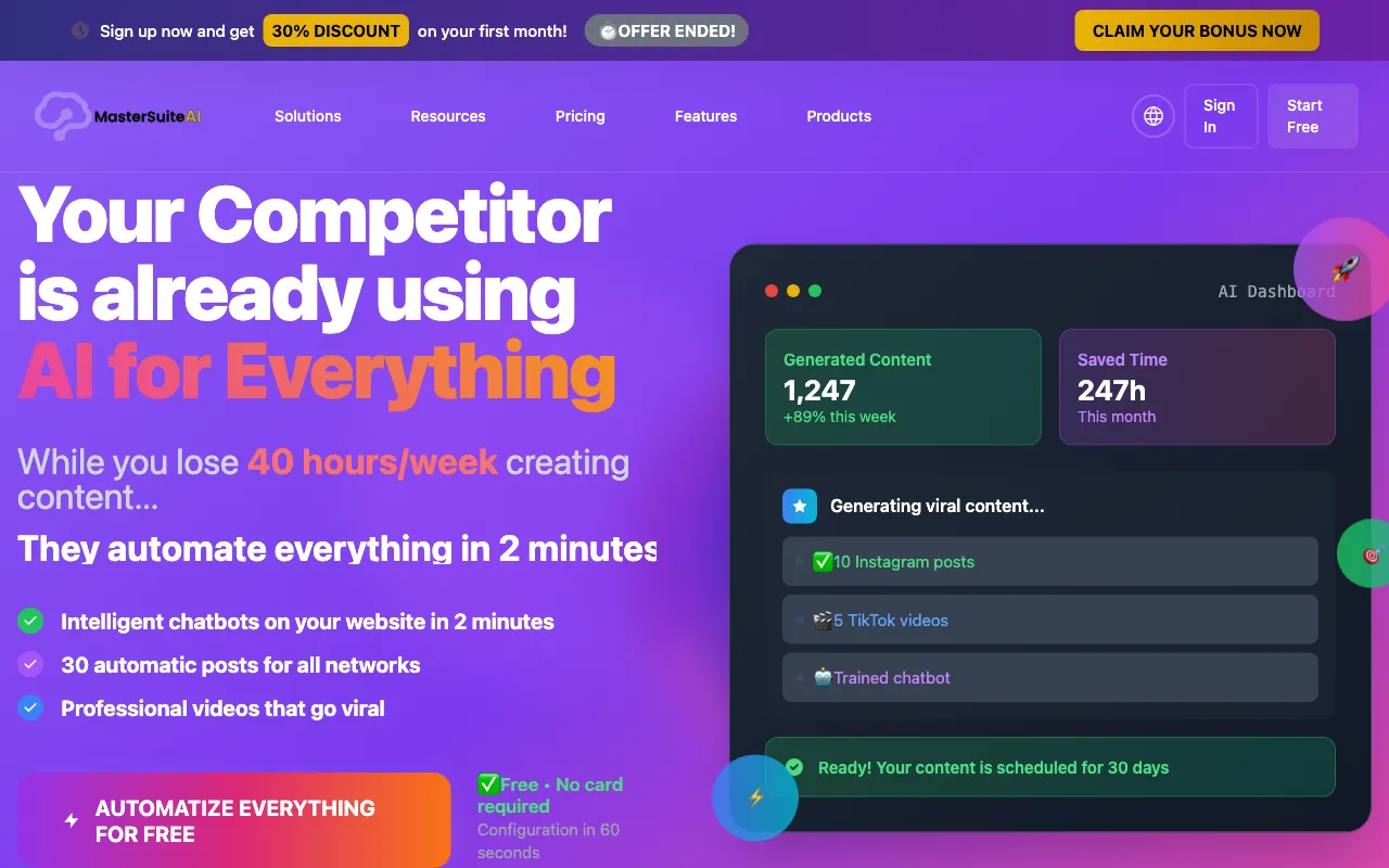 MasterSuiteAI — preview screenshot