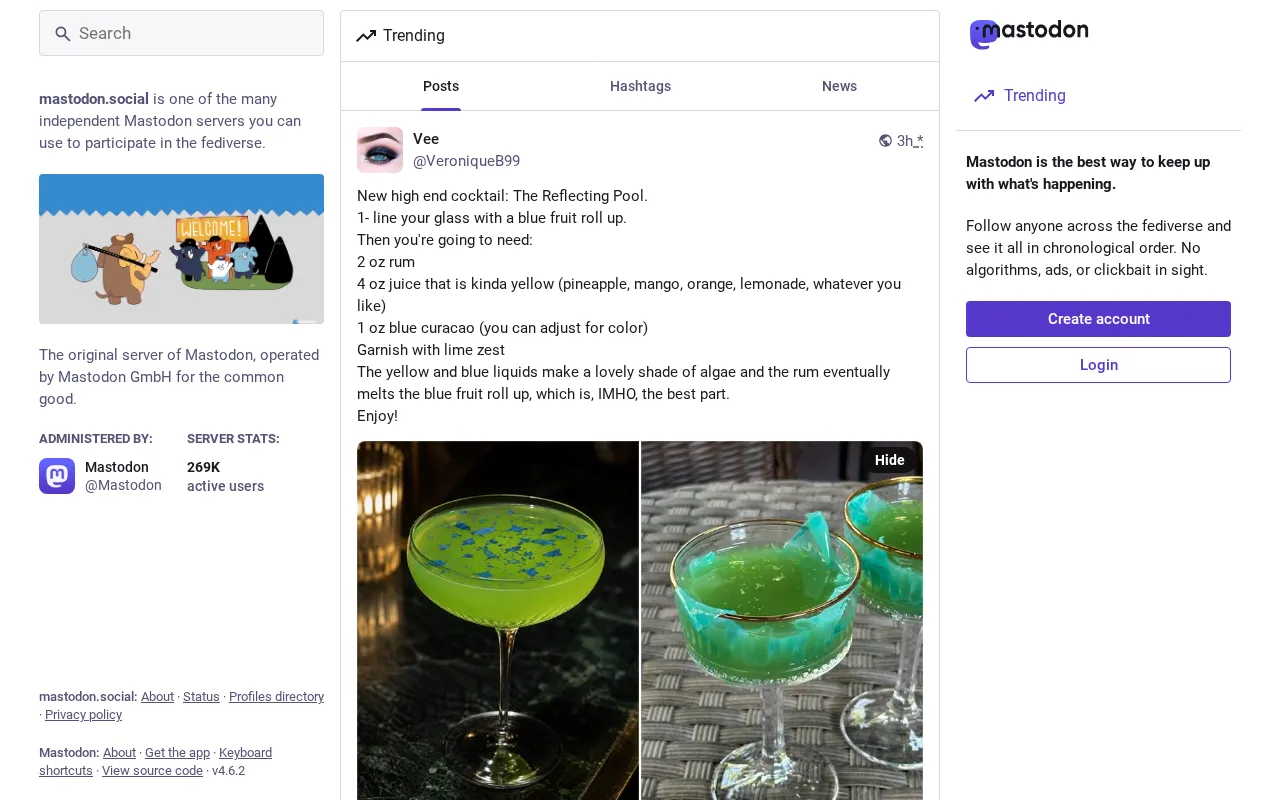 Mastodon — preview screenshot
