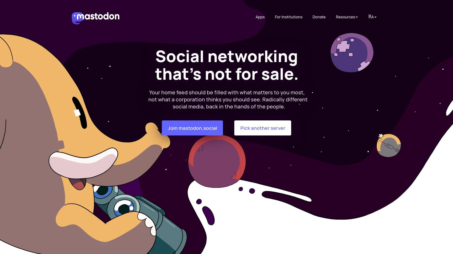 Mastodon — preview screenshot