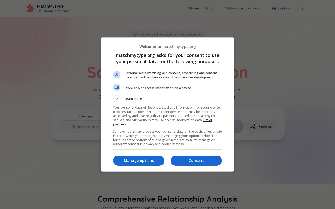 MatchMyType — preview screenshot