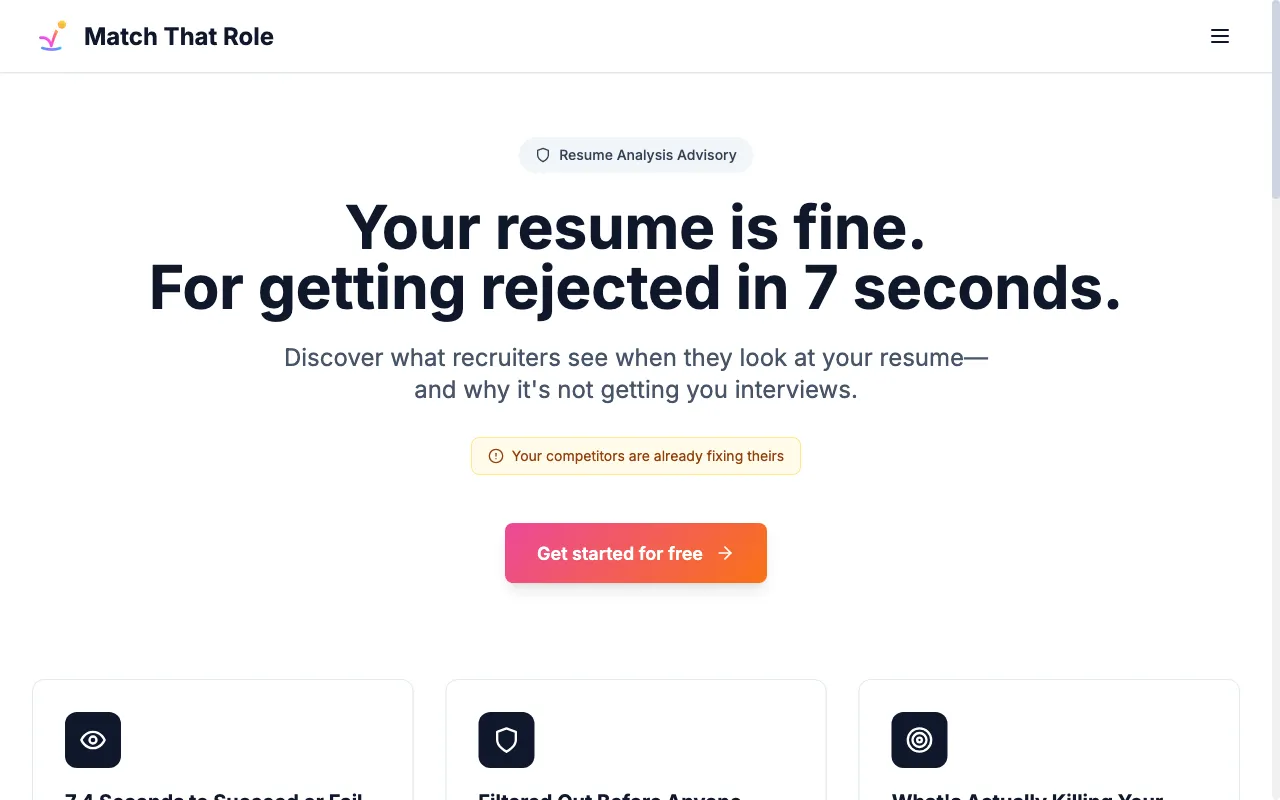 Match That Role — preview screenshot