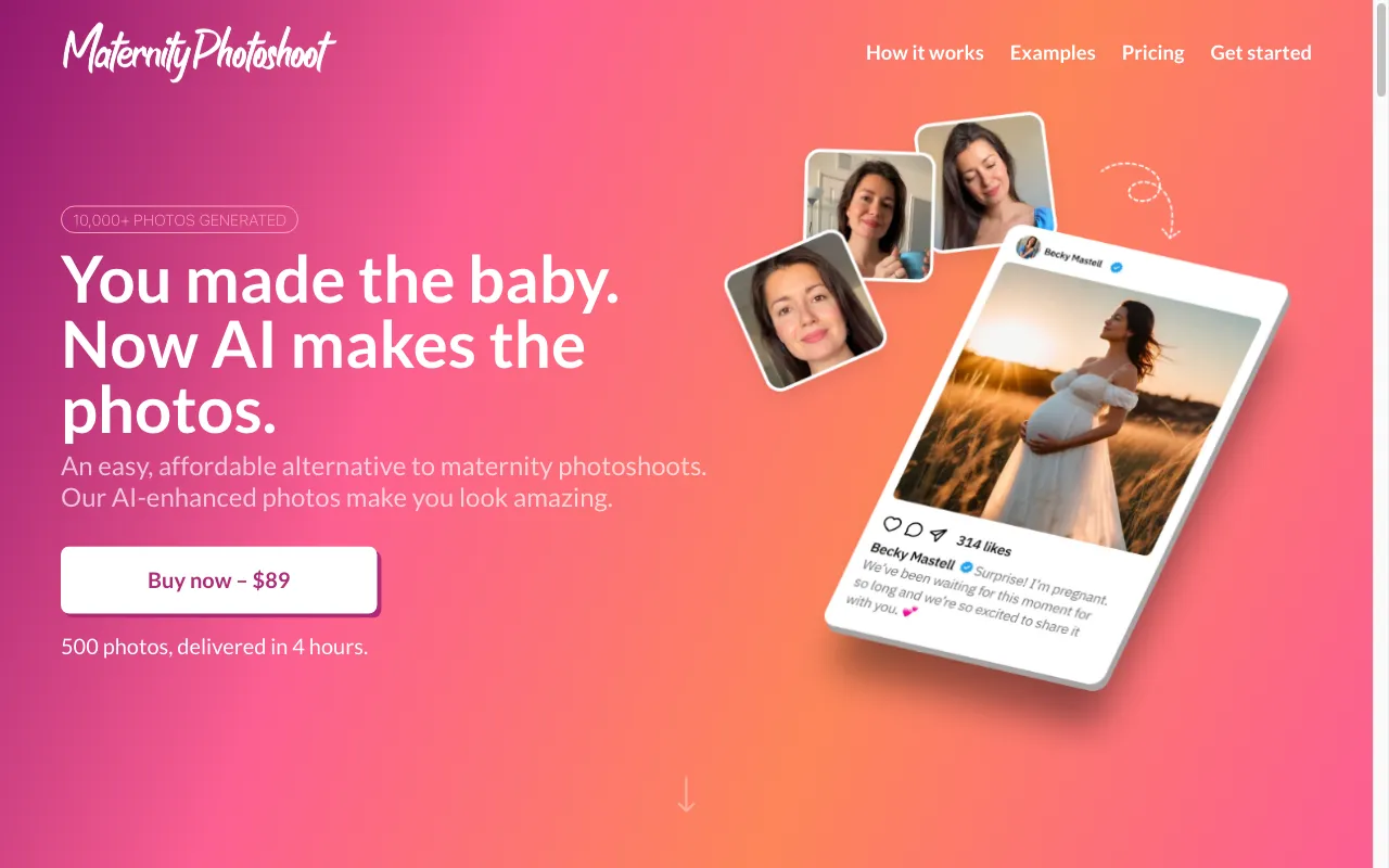MaternityPhotoshoot — preview screenshot