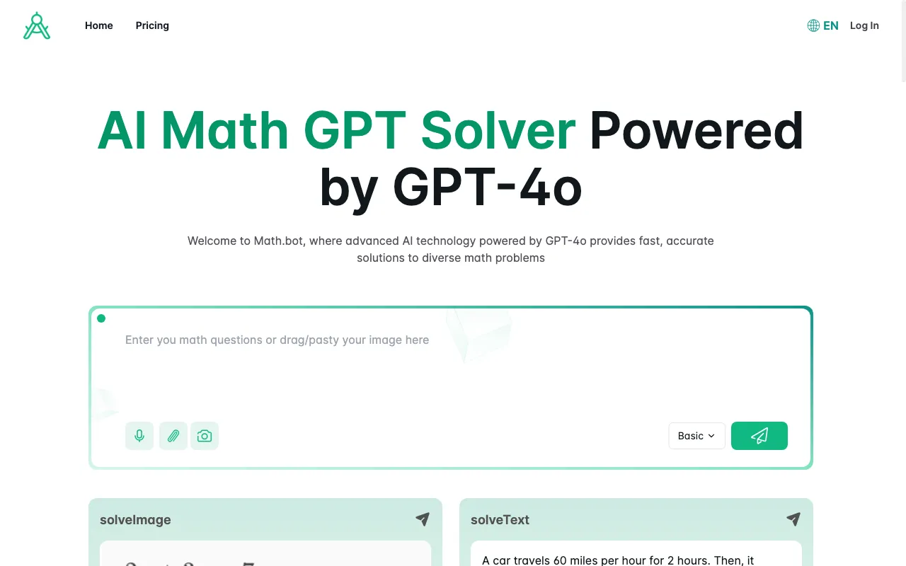 Math.bot — preview screenshot