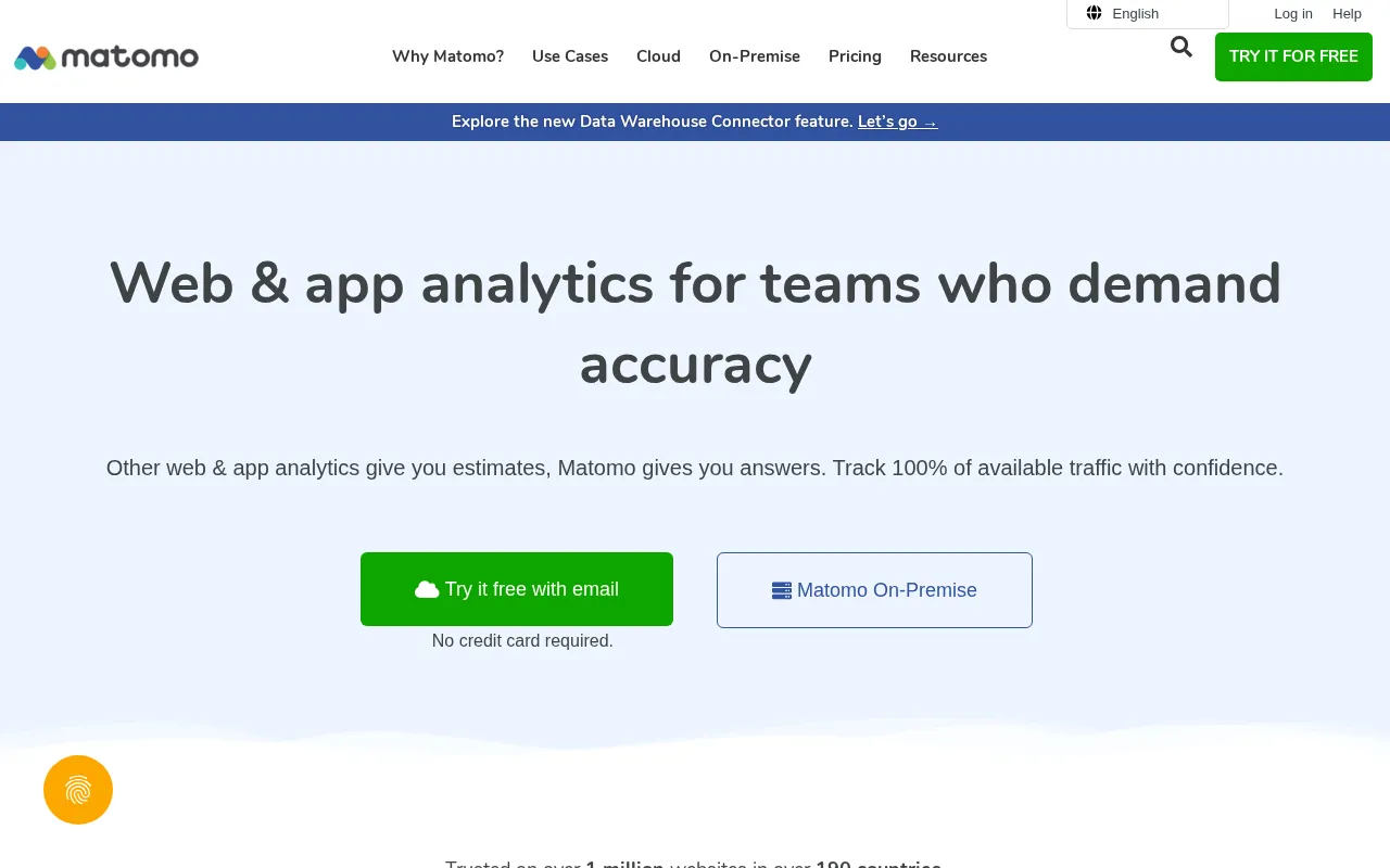 Matomo Analytics — preview screenshot