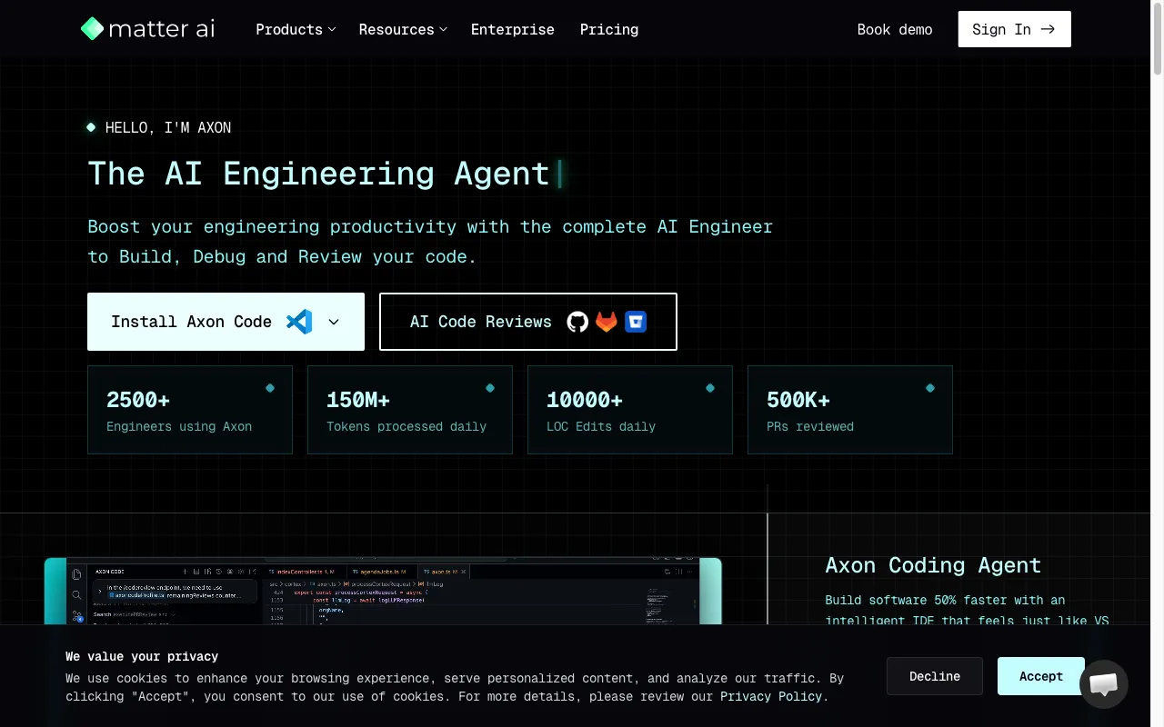 Matter AI — preview screenshot