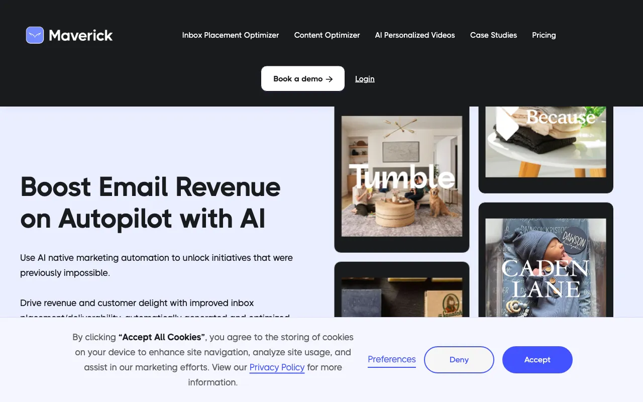 Maverick — pricing page