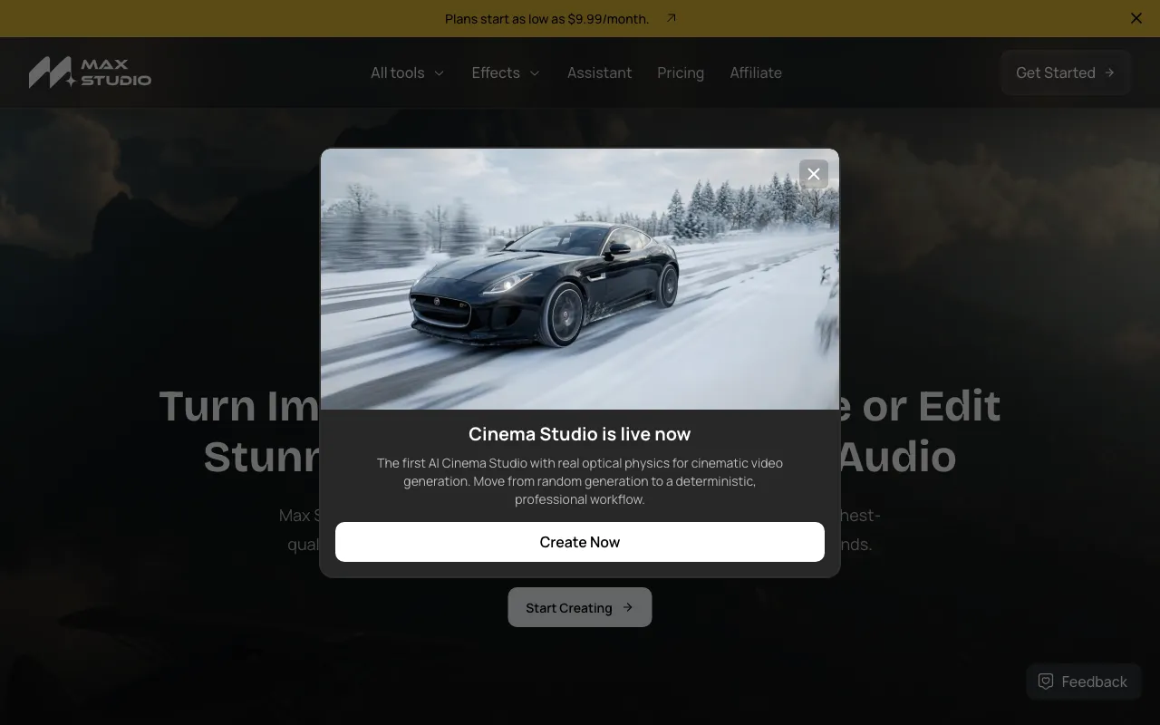 Max Studio AI — preview screenshot