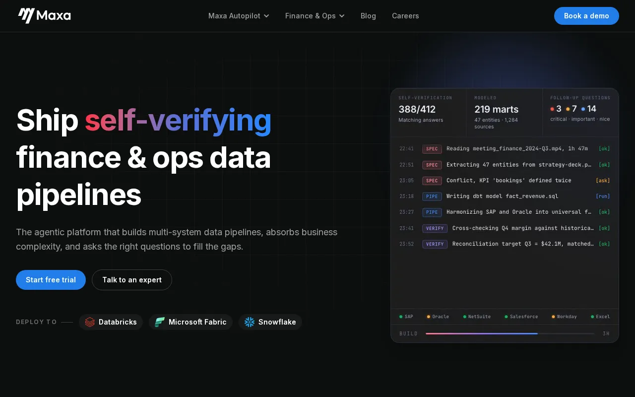 Maxa AI — preview screenshot