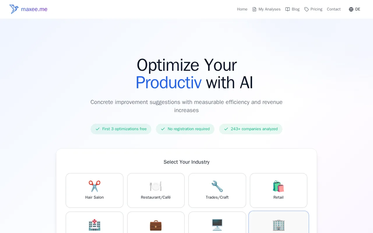 maxee.me — preview screenshot