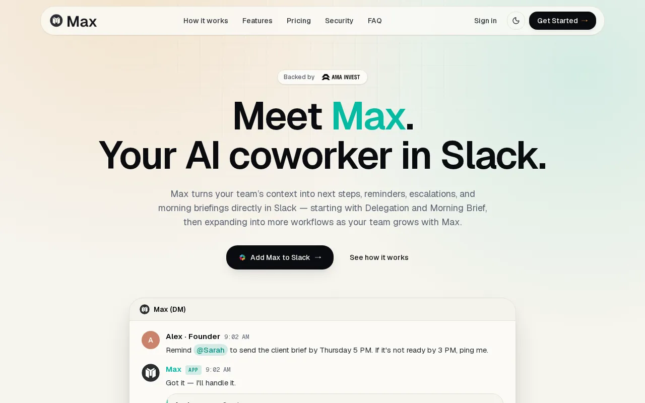 Maxworker.ai — preview screenshot
