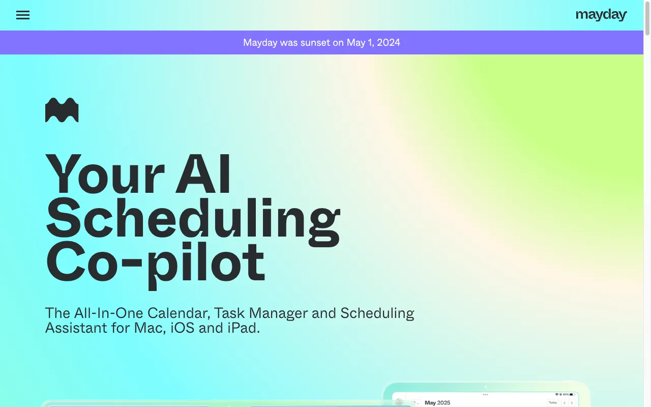 Mayday — preview screenshot