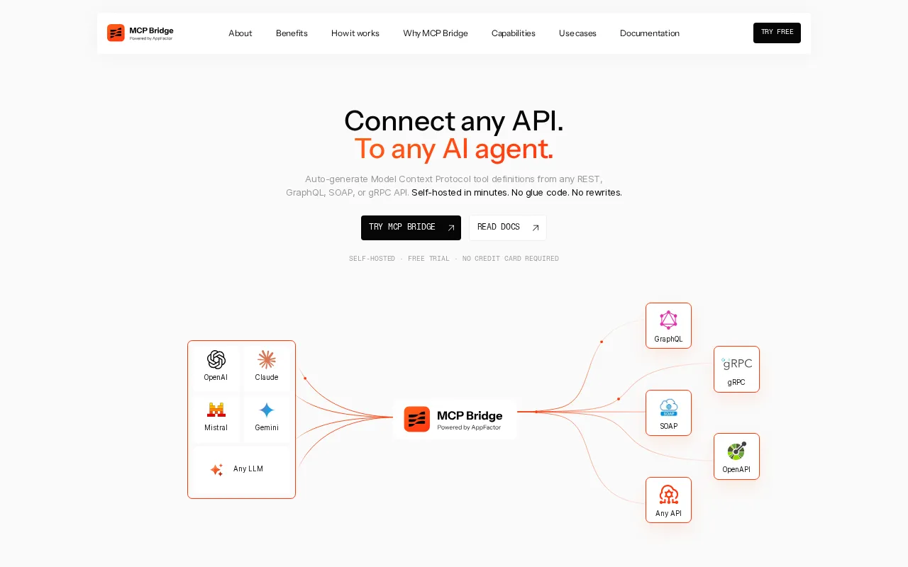 MCP Bridge by Appfactor — preview screenshot