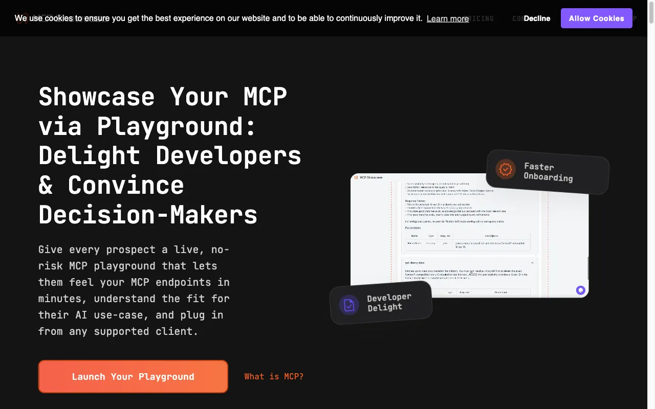 MCP Showcase — preview screenshot