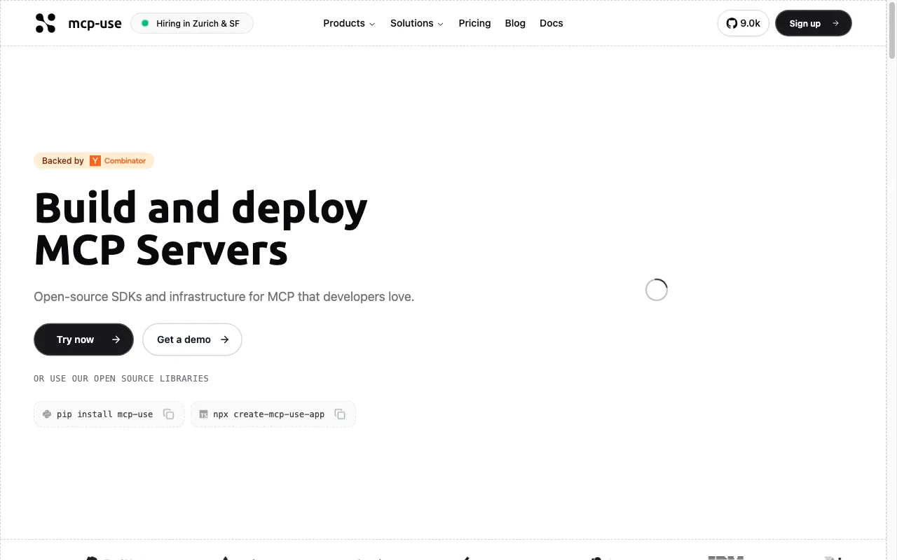 mcp-use — preview screenshot