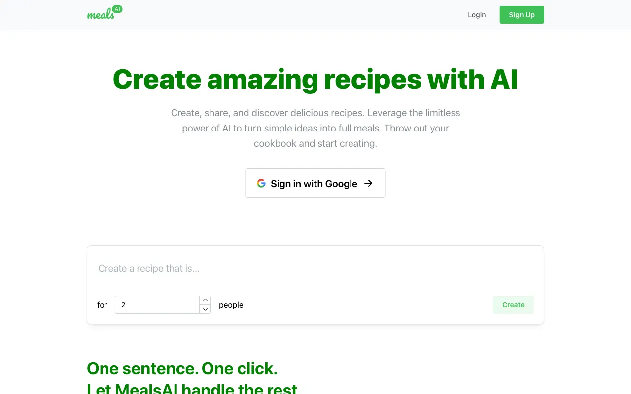 MealsAI — preview screenshot
